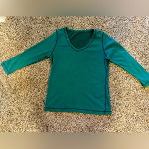 Patagonia 3/4 sleeve top - reversible